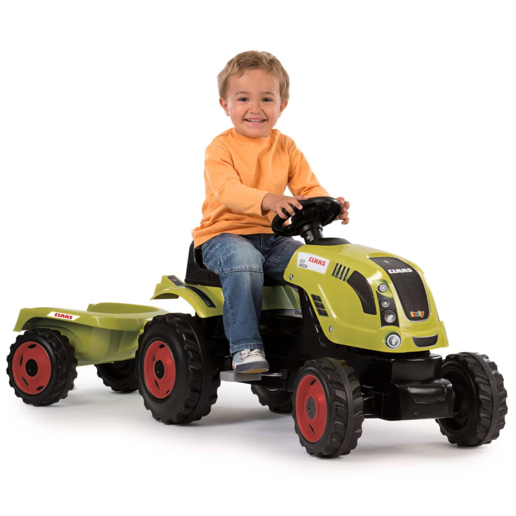 Smoby Claas Farmer XL Traktor + Aanhangwagen