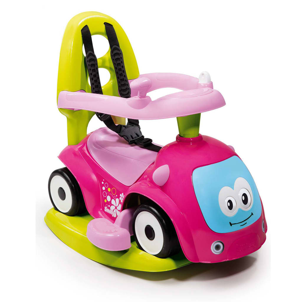 

Smoby Loopauto 4-in-1 Maestro roze en fuchsia