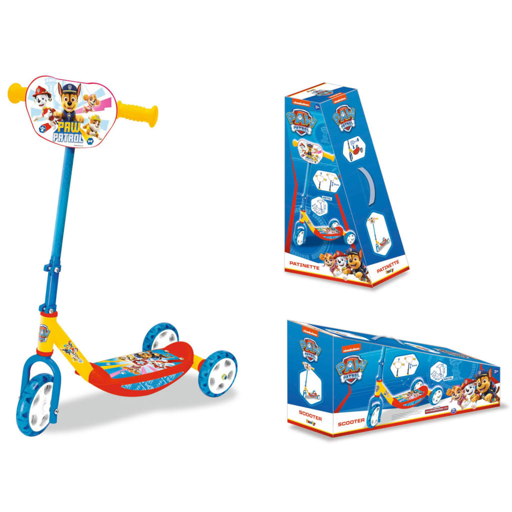 Smoby Scooter enfant à 3 roues Paw Patrol