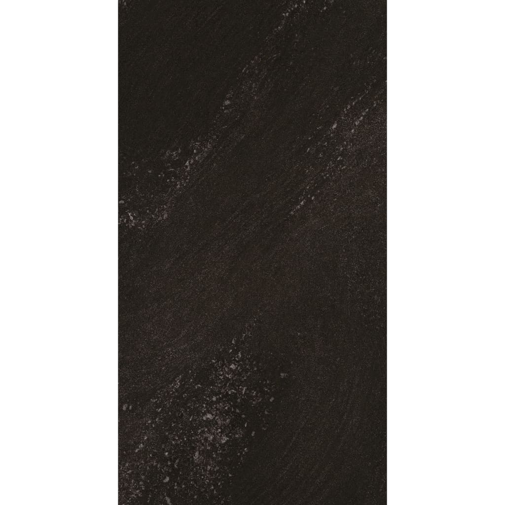 431016 Grosfillex Wallcovering Tile "Gx Wall+" 11pcs Stone 30x60cm Black