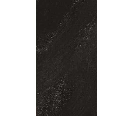 431016 Grosfillex Wallcovering Tile "Gx Wall+" 11pcs Stone 30x60cm Black