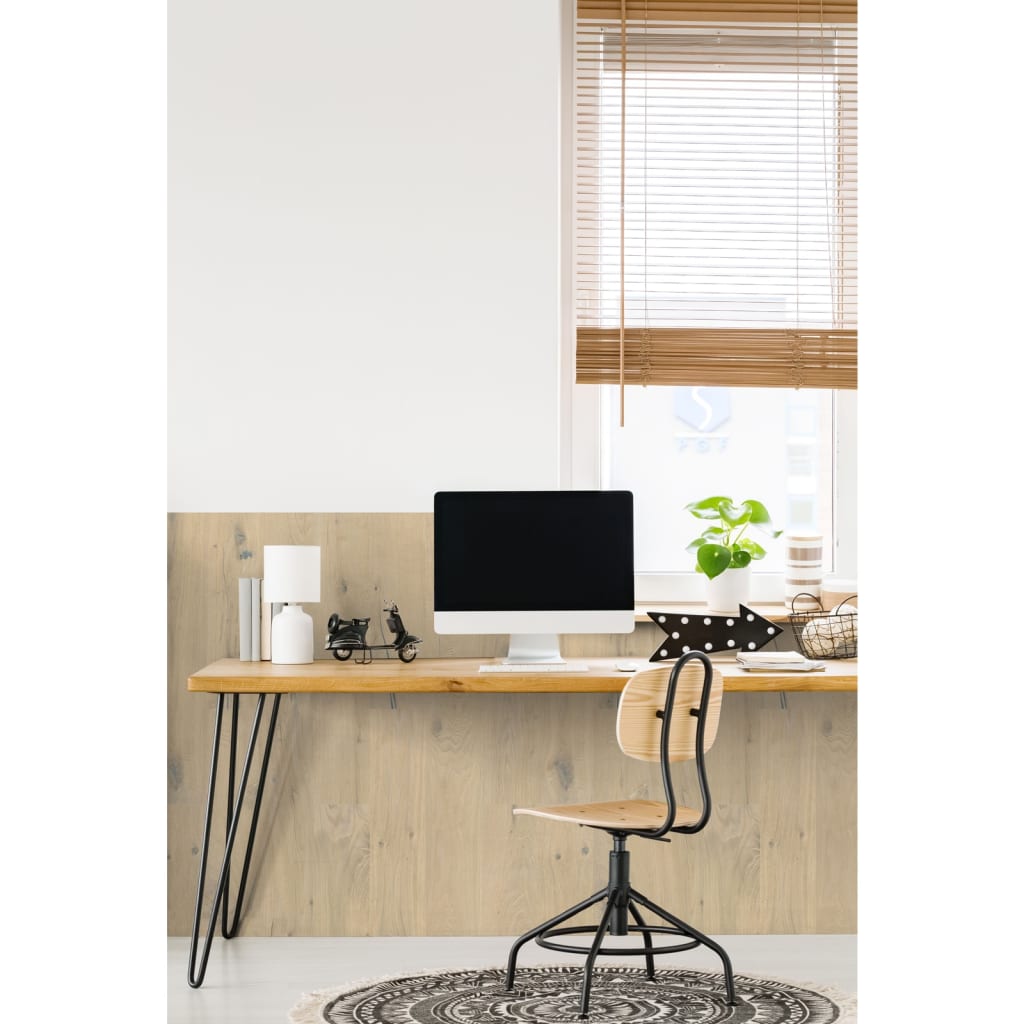 Grosfillex Carreau de revêtement mural 9 pcs 15,4x120 cm Yellowstone