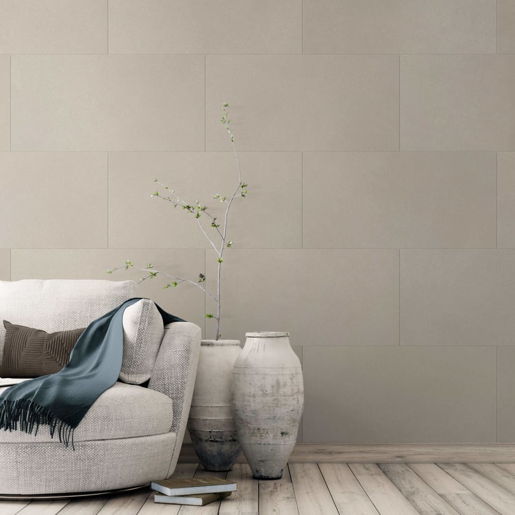 

Grosfillex 11 st Wandtegels Gx Wall+ Wise Stone 30x60 cm lichtbeige