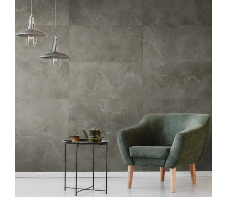 Grosfillex Veggbelegg flis Gx Wall+ 11 stk marmor 30x60 cm grå