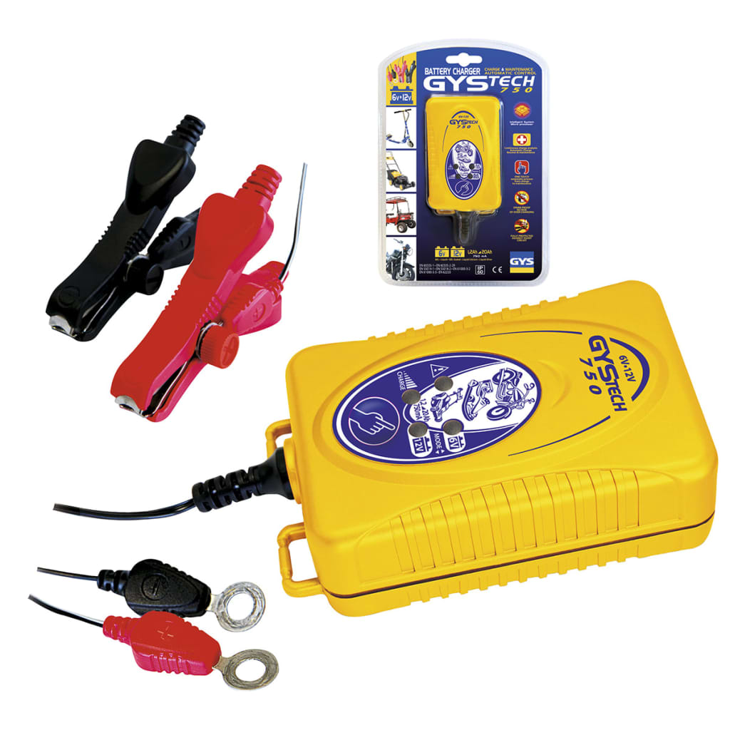 

GYS acculader tech 750 0,75 A 6-12 V