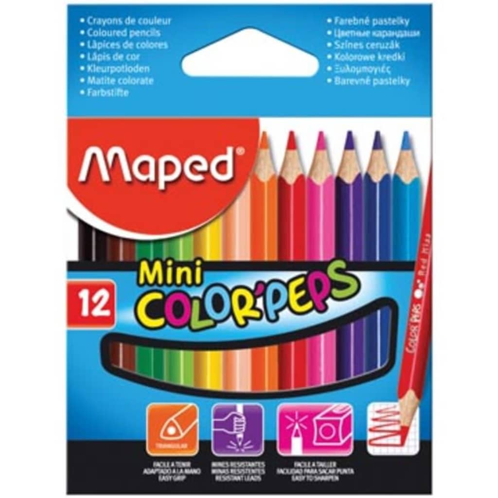Afbeelding Maped driehoekig kleurpotlood Color'Peps Mini door Vidaxl.nl