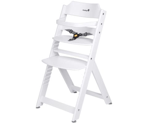 white high chair wood