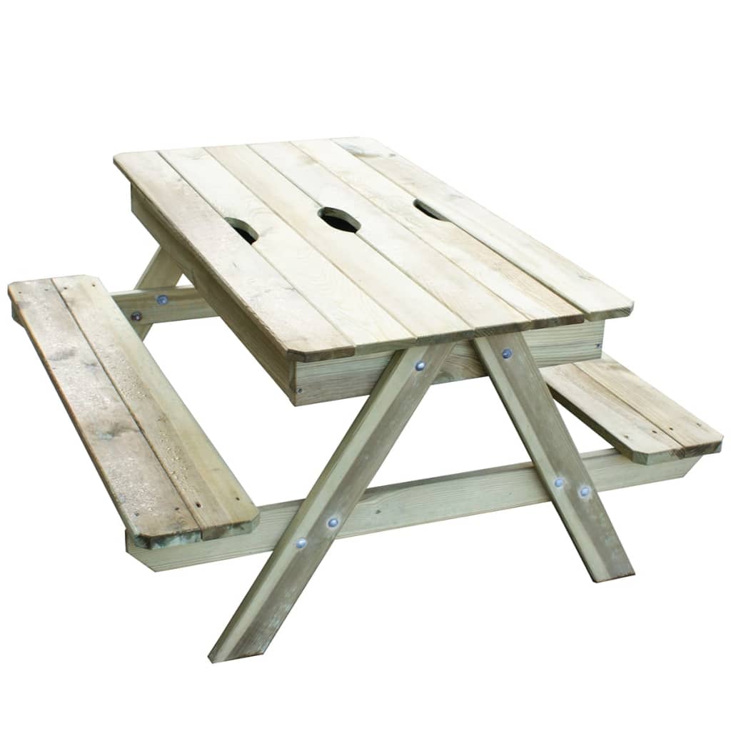 TRIGANO Kinderpicknicktafel Picsand 100x97x57 cm J JOU054 online kopen