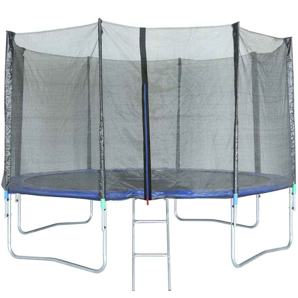 Afbeelding TRIGANO Trampoline met veiligheidsnet 427 cm J-JOU079 door Vidaxl.nl