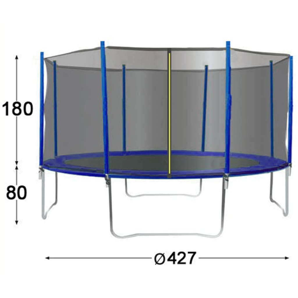 TRIGANO Trampoline met veiligheidsnet 427 cm J-JOU079