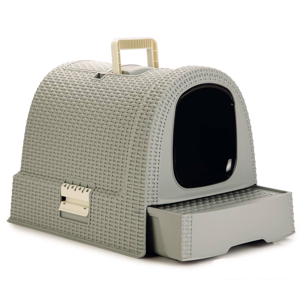 

Curver Kattenbak met kap 51x38,5x39,5 cm grijs