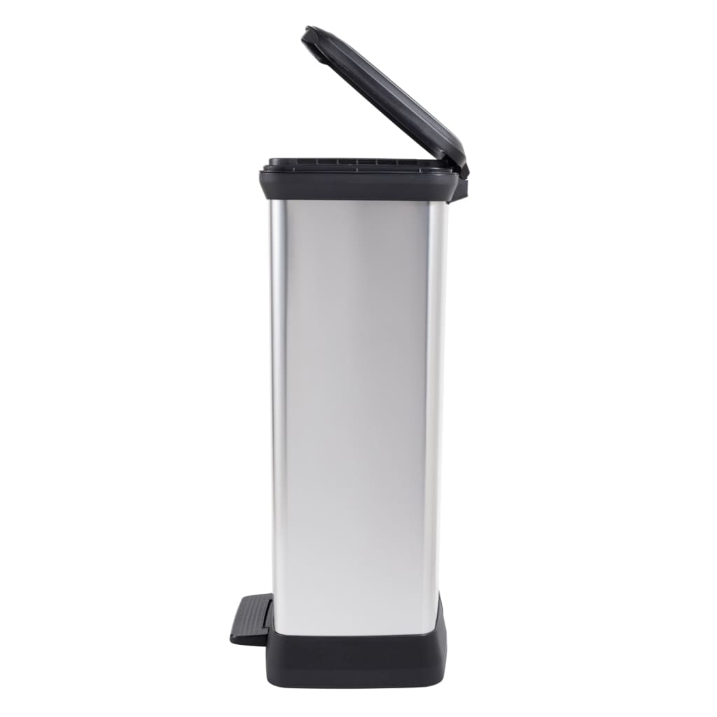 Pedal Bin Deco 50 L Silver Curver 14 width=274