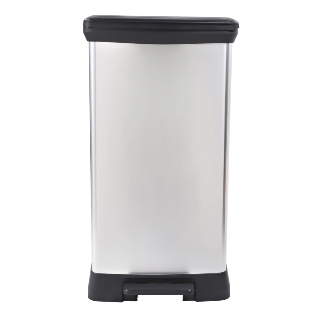 Pedal Bin Deco 50 L Silver Curver 15 width=274