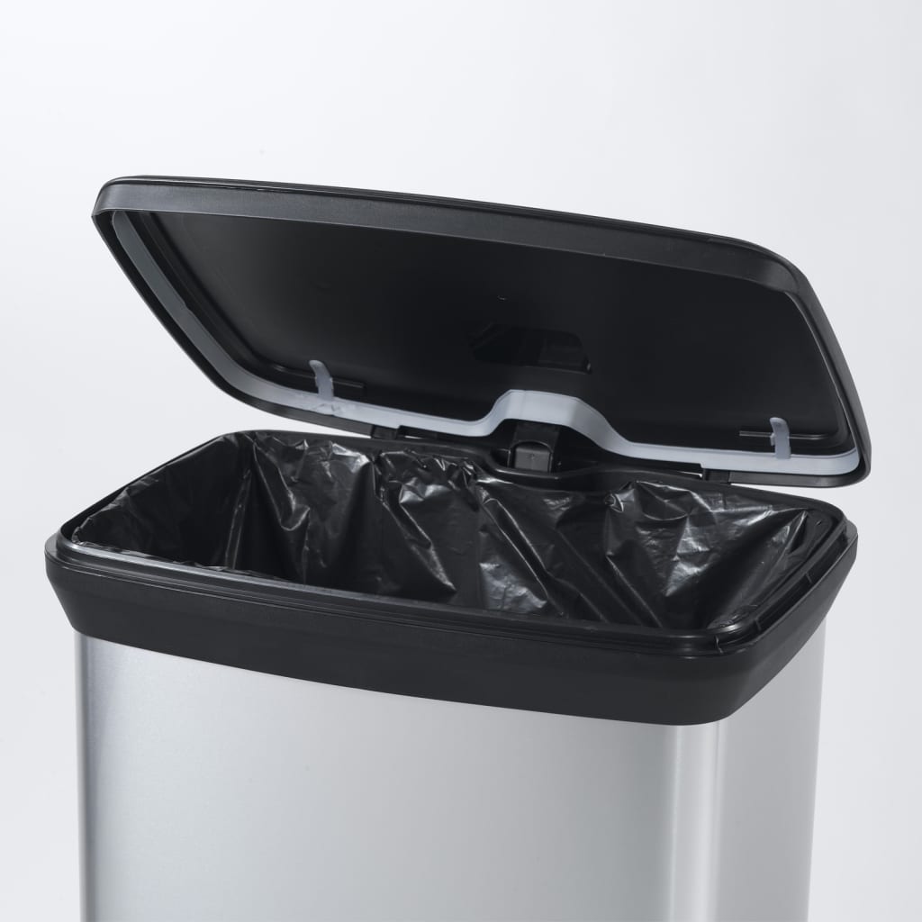 Pedal Bin Deco 50 L Silver Curver 18 width=274