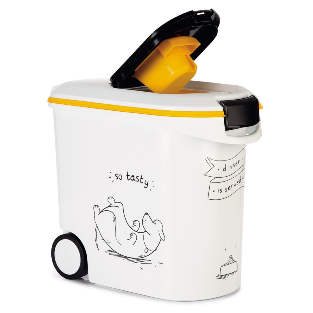 Contenitore Cibo Per Cani Dinner Is Served Con Ruote 35L Curver 15 width=274