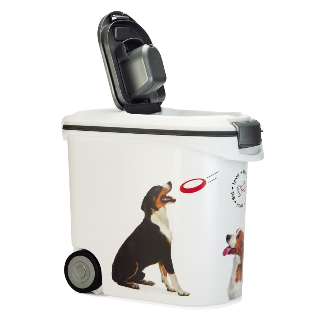 Contenitore Cibo Per Animali Motivo Cane Con Ruote 35L Curver 15 width=274