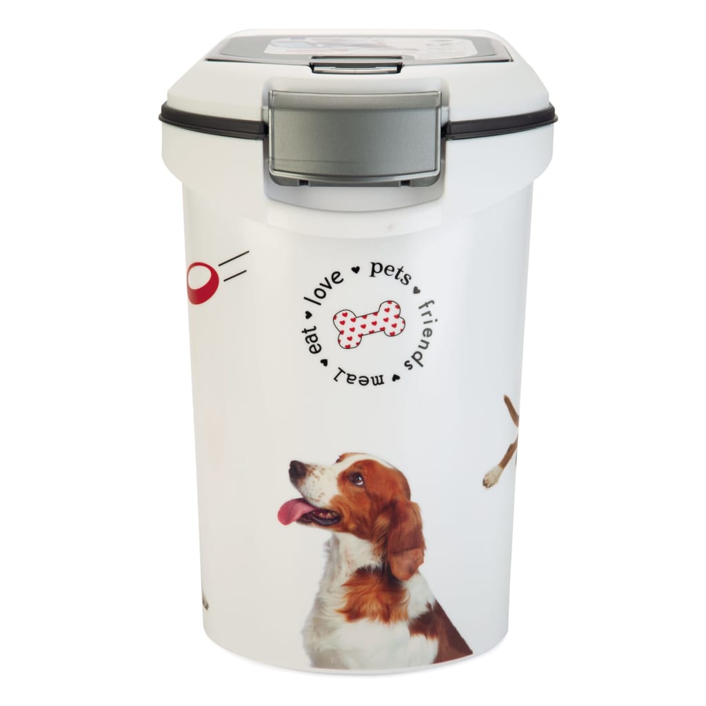 Conteneur à croquettes avec roulettes pour chien - 35L / 12kg