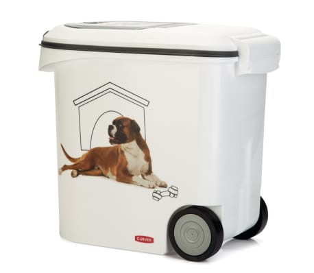 Curver Voedselcontainer hond met wielen 35 L