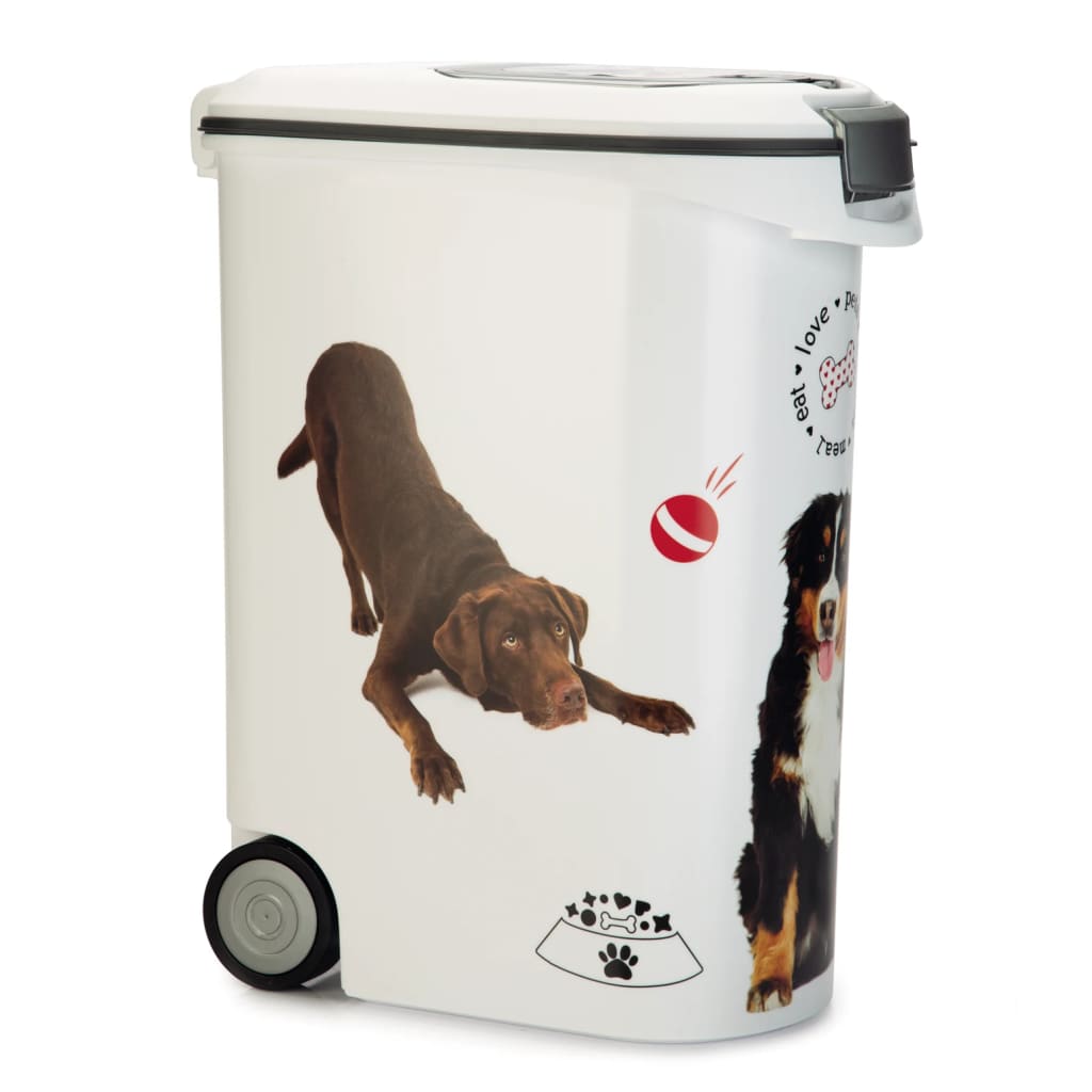 Afbeelding Curver Voedselcontainer hond met wielen 54 L door Vidaxl.nl