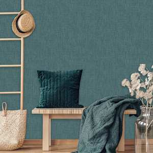 DUTCH WALLCOVERINGS Wallpaper Plain Green