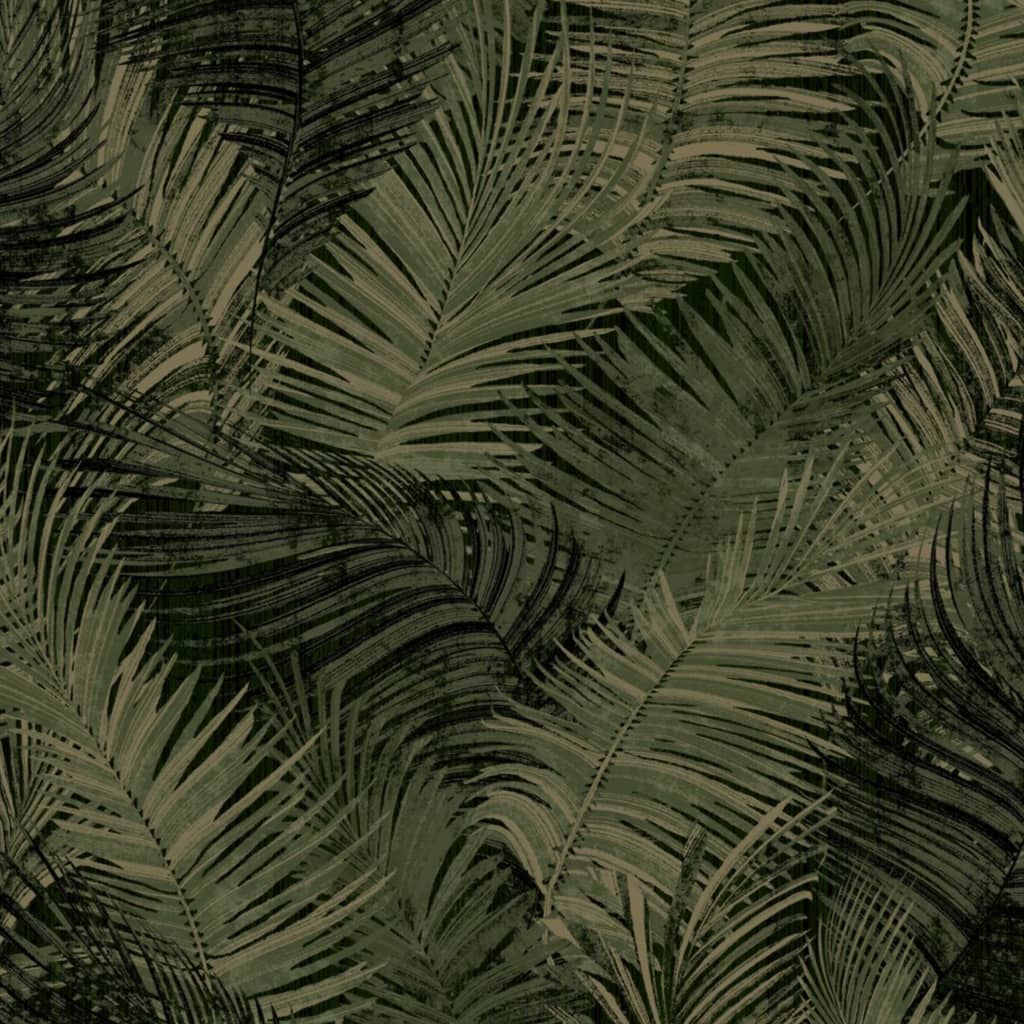 "DUTCH WALLCOVERINGS Tapetti Palm vihreä"