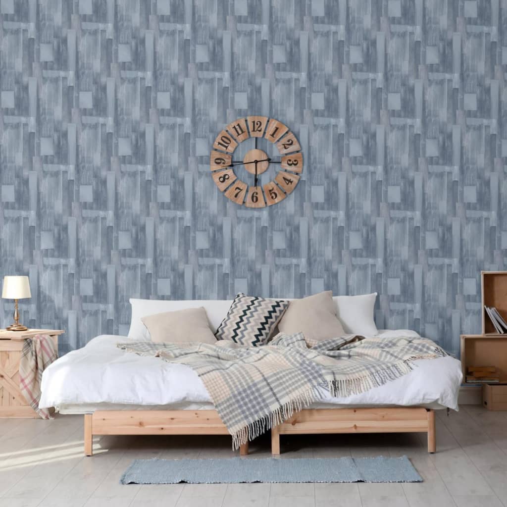 DUTCH WALLCOVERINGS Papier peint Wood Gris