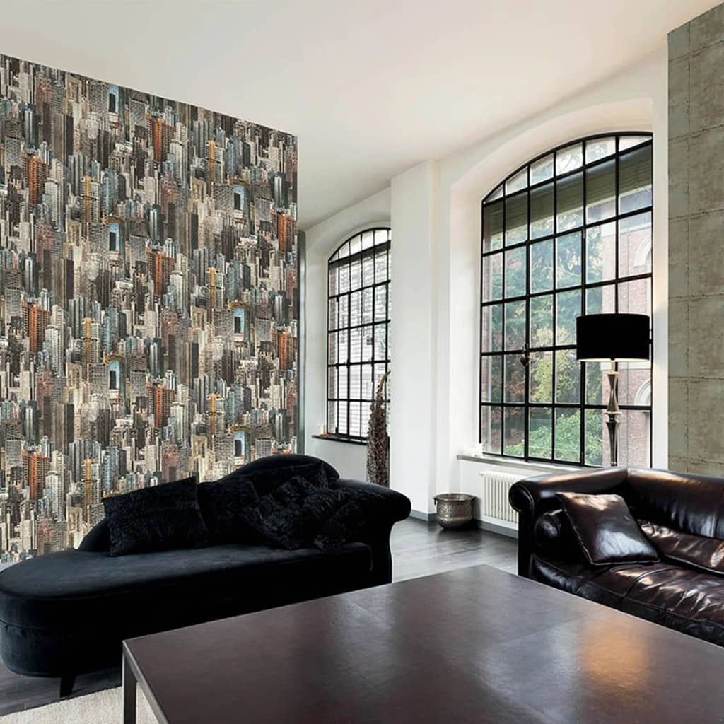Noordwand Papier peint Skyscrapers Marron