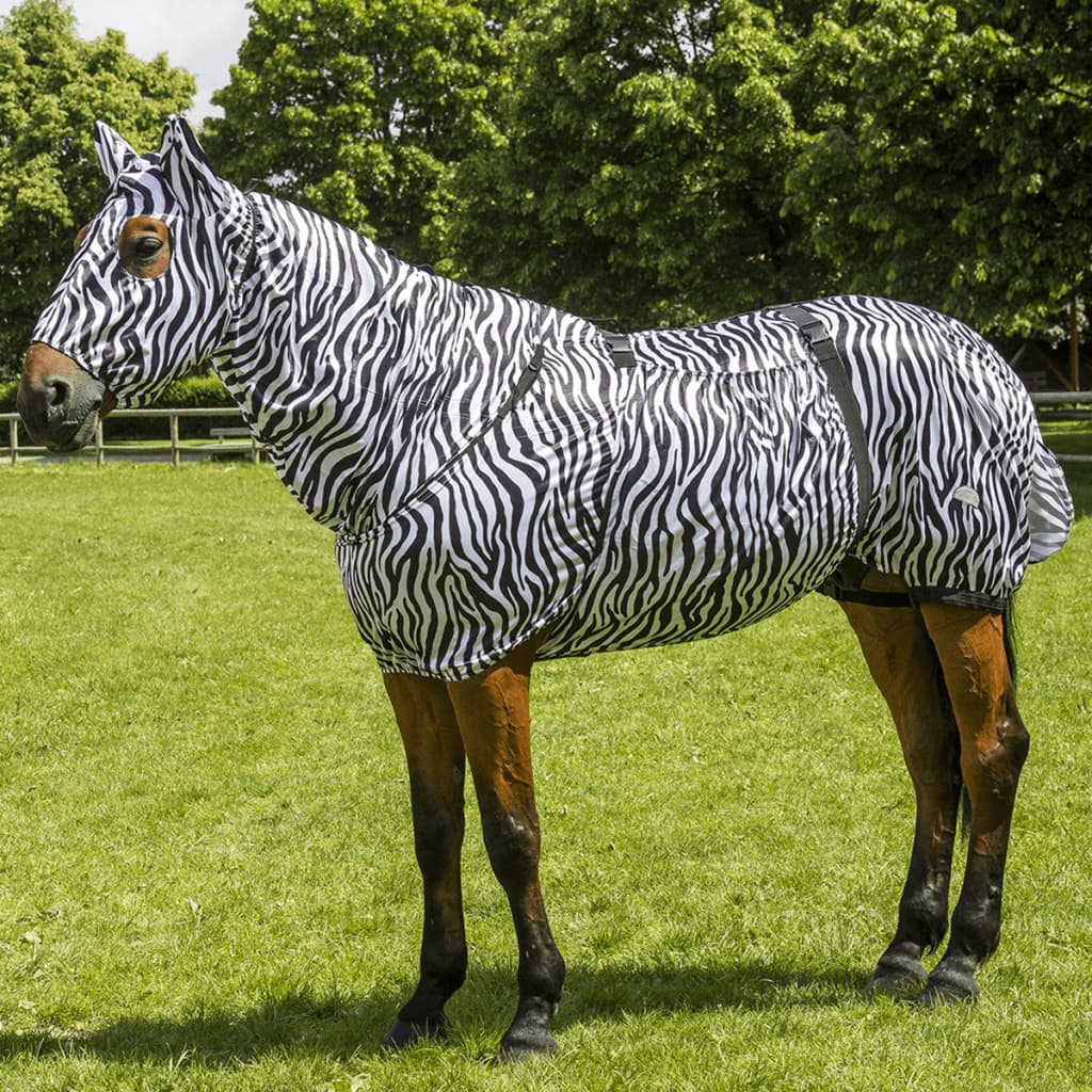 EQUITHÈME Fly Mask Sweet Itch Zebra Full/L 400117203