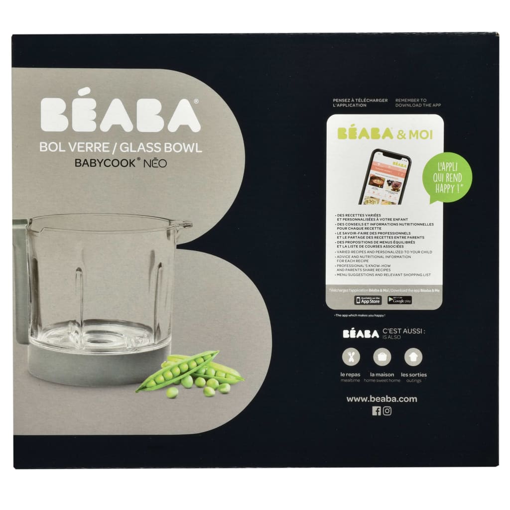 

Beaba Kom Babycook Neo glas grijs