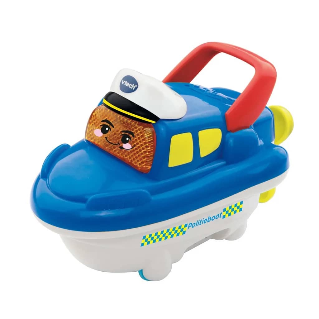 Afbeelding VTech badfiguurt Pepijn politieboot blauw/wit 15 cm door Vidaxl.nl