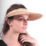 Visière paille