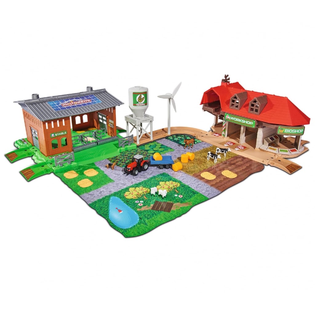 

majoRETTE Speelgoedboerderij met 5 landbouwvoertuigen Creatix