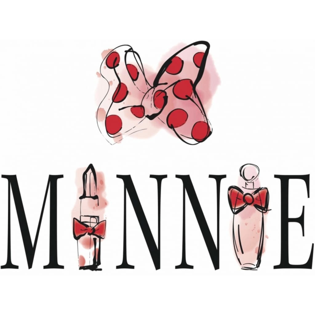 RoomMates muurstickers Minnie Mouse Perfume vinyl 2 stuks