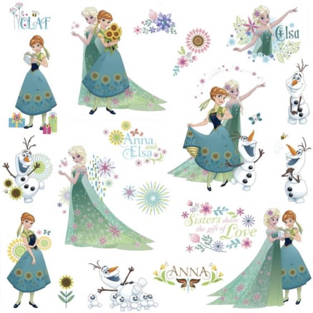 Afbeelding RoomMates muurstickers Frozen Fever vinyl 19 stuks door Vidaxl.nl