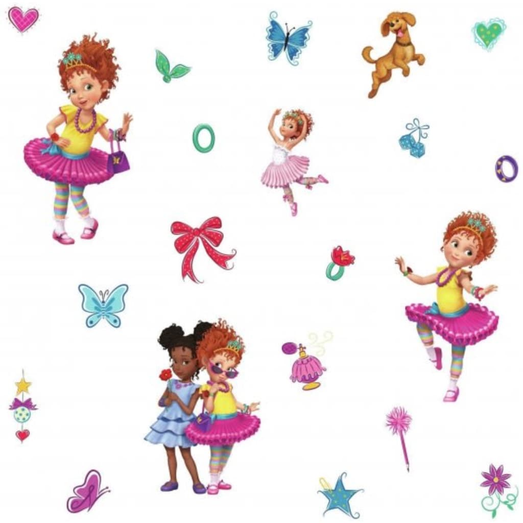 RoomMates muurstickers Fancy Nancy vinyl 21 stuks