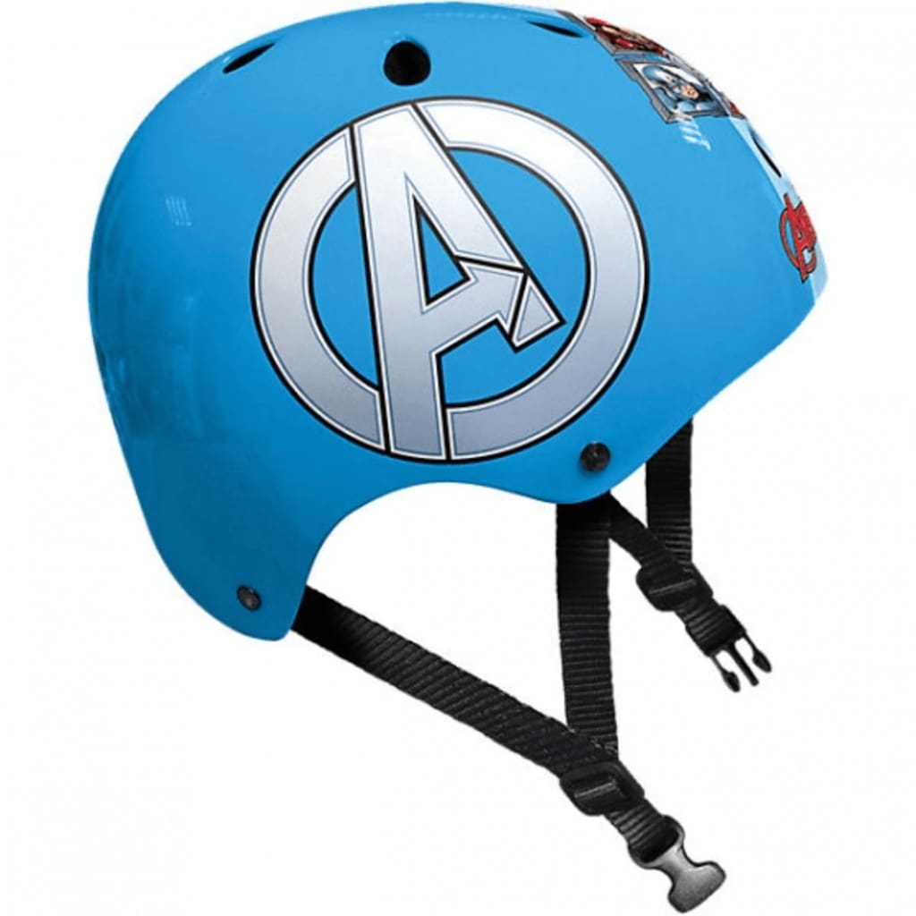 Marvel skatehelm Avengers blauw maat 54/60 cm