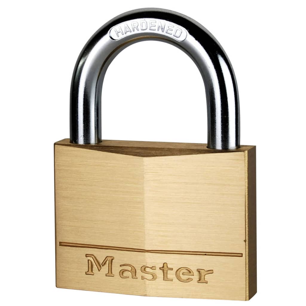 Afbeelding Master Lock Hangslot 60 mm massief messing 140EURD door Vidaxl.nl