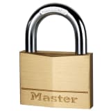 Master Lock Kłódka, trwały mosiądz, 60 mm, 160EURD