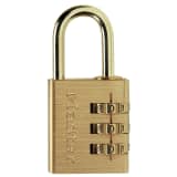 Master Lock Kłódka na szyfr, aluminium, żółta, 30 mm, 630EURD