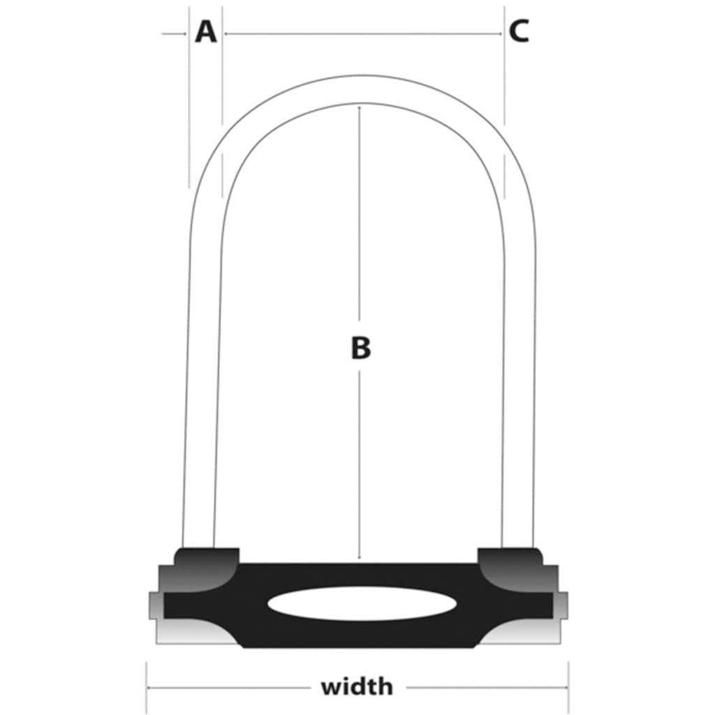 

Master Lock U-slot met schakels 11 cm staal 8195EURDPRO