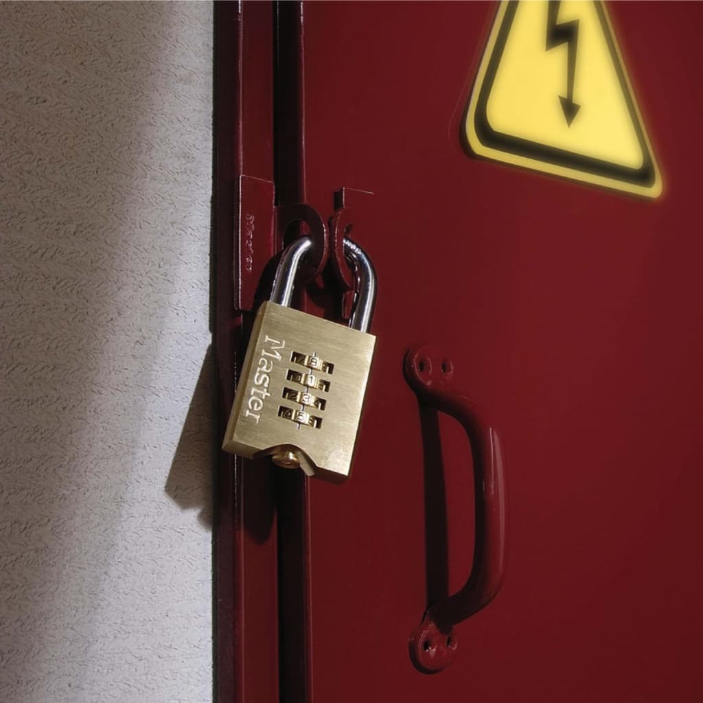 

Master Lock Combinatie hangslot 50 mm massief messing 651EURD