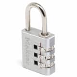 Master Lock Kłódka na szyfr, aluminium, srebrna, 30 mm, 7630EURD