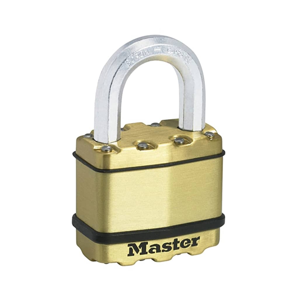 

Master Lock Hangslot Excell 52 mm massief messing M5BEURD
