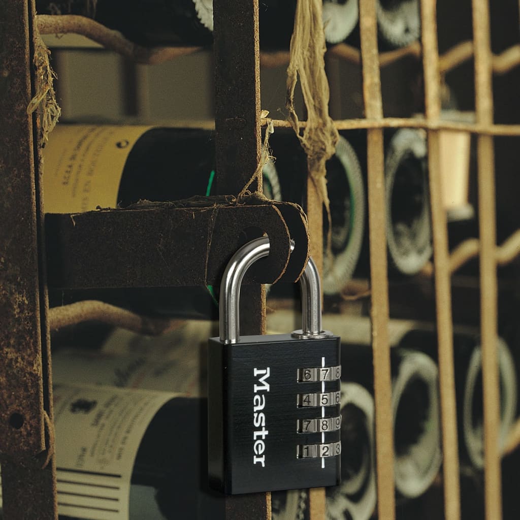 

Master Lock Combinatie hangslot aluminium zwart 40 mm 7640EURDBLK