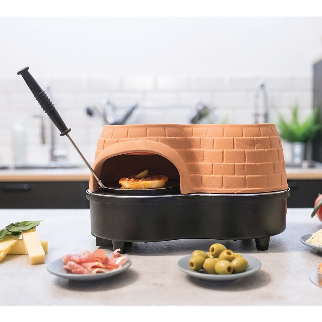 Livoo Appareil à pizza duo 650 W Noir