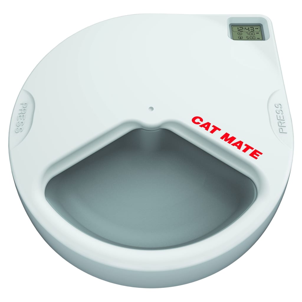 catmate c300 - voerautomaat - automatisch - wit