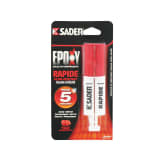 Colle epoxy bi-composant rapide SADER en seringue - 25ml