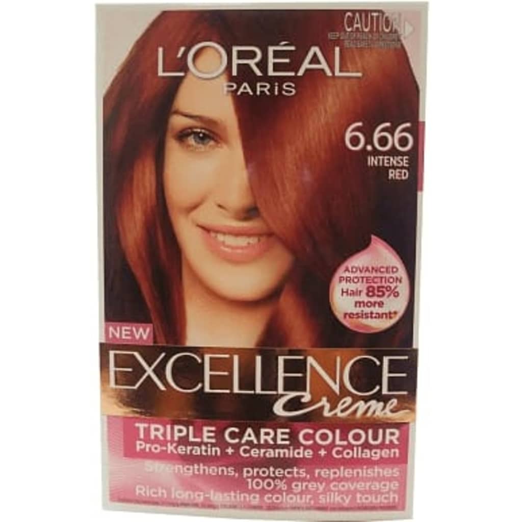 LOreal L'Oreal Haarverf - Excellence Creme nr. 6.66 Intense Red