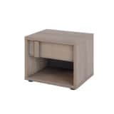 Table de chevet en bois avec tiroir et niche BOSTON