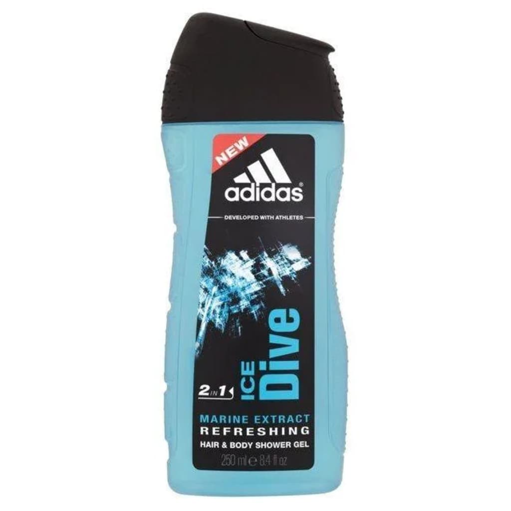 adidas Ice Dive Hair & Body Showergel - 250ml